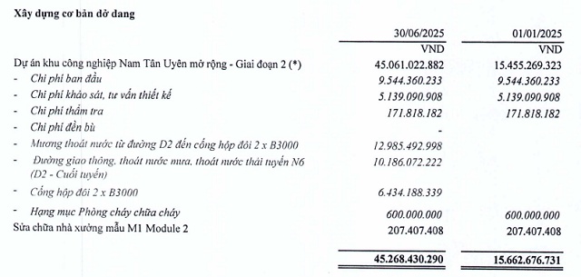Nam Tân Uyên lãi ròng quý 2 gần 100 tỷ, thực hiện gần 60% kế hoạch năm