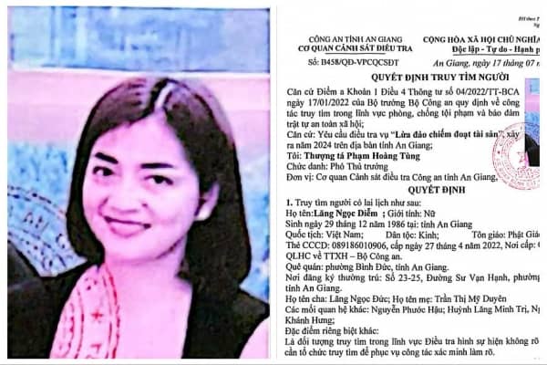 Truy tìm người phụ nữ bị tố lừa đảo, chiếm đoạt gần 30 tỷ đồng