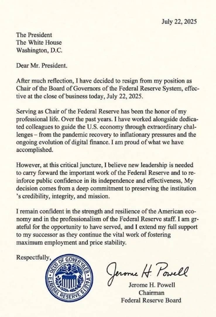 Đăng tin giả Chủ tịch Fed từ chức, Thượng nghị sĩ Mỹ vội vã xóa bài