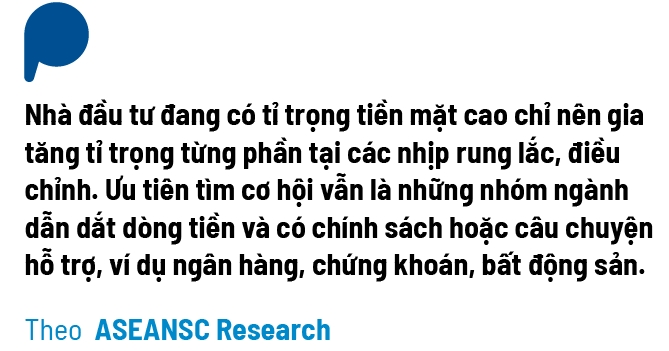 Nhịp rung lắc là cơ hội cho nhà đầu tư có tỉ trọng tiền mặt cao?