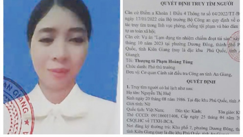 Truy tìm người phụ nữ mượn tiền của nhân viên ngân hàng rồi bỏ trốn