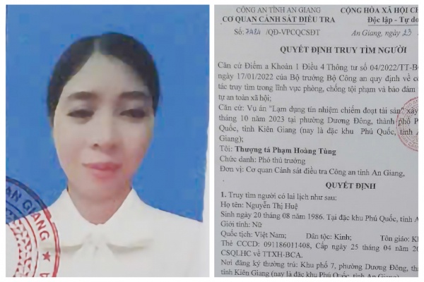 Truy tìm người phụ nữ mượn tiền của nhân viên ngân hàng rồi bỏ trốn