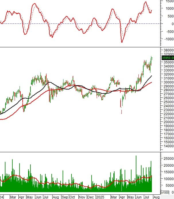 Ngày 29/07/2025: 10 cổ phiếu nóng dưới góc nhìn PTKT của Vietstock