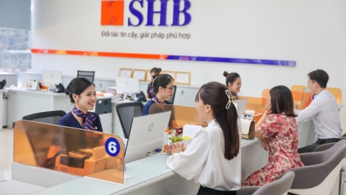 SHB lãi trước thuế quý 2 tăng 59%, 6 tháng thực hiện 61% kế hoạch năm