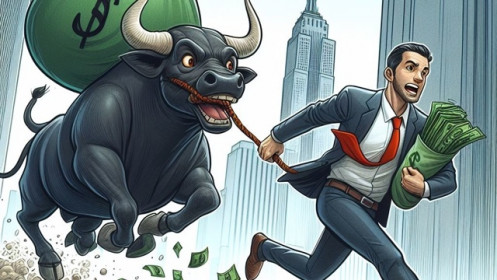 Tiền chờ mua chứng khoán tăng đột biến gần 4 tỷ đô, tiệm cận vùng đỉnh lịch sử