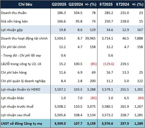 Sau khi hợp nhất với CRV, kết quả kinh doanh của HHS biến động thế nào?