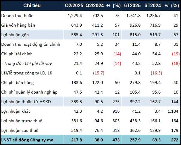 DXS lãi nửa đầu năm gấp gần 4 lần cùng kỳ, tiền người mua căn hộ và đất nền tăng 46%