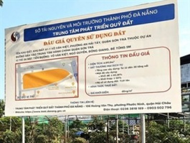 Đà Nẵng chuẩn bị đấu giá khu đất “vàng” gần Cầu Rồng, khởi điểm 153 triệu đồng/m2