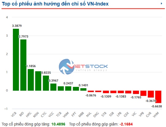 Nhịp đập Thị trường 12/08: Mở cửa hưng phấn nhờ Large Cap