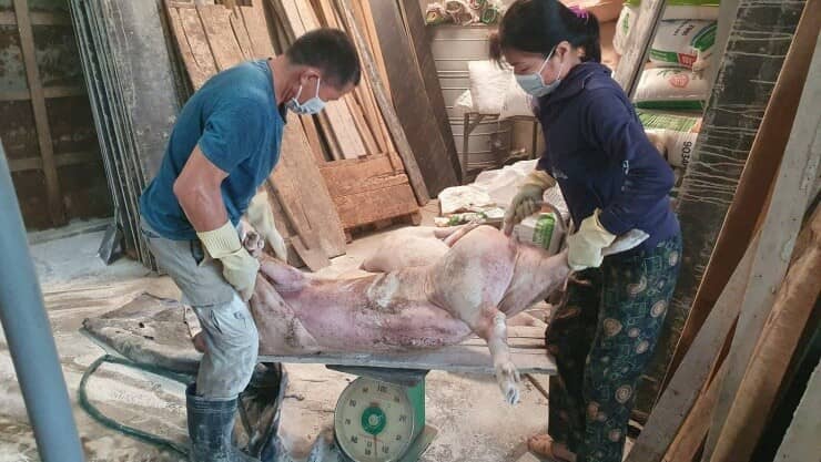 Nhiều sạp hàng đóng cửa vì dịch tả lợn châu Phi