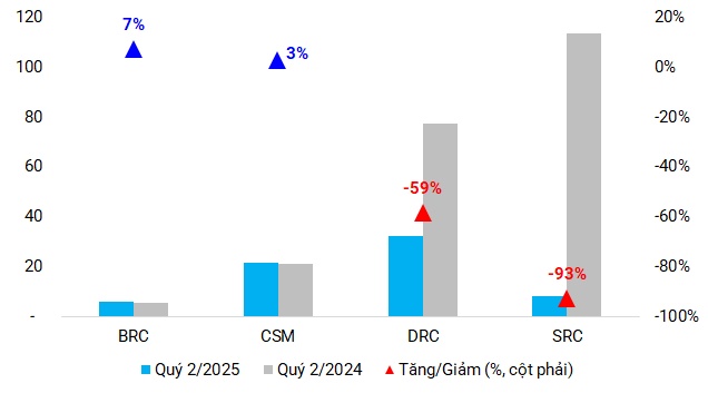 Biên lợi nhuận nhóm sản xuất lốp xe chạm đáy nhiều năm