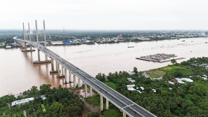 Phương án xe qua cầu Rạch Miễu 2