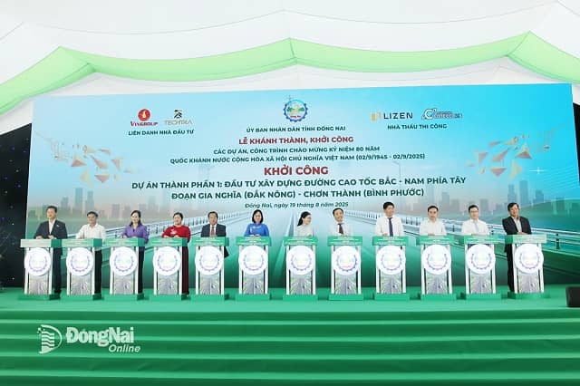 Đồng Nai khởi công 3 dự án cao tốc