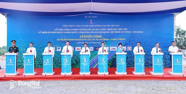 Đồng Nai khởi công 3 dự án cao tốc