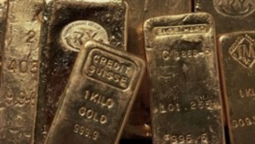 Vàng thế giới giảm chờ bài phát biểu của Chủ tịch Fed
