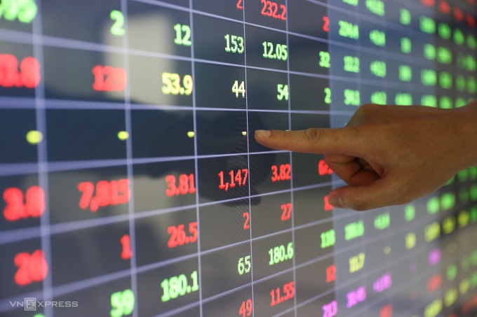 VN-Index giảm mạnh theo áp lực chốt lời