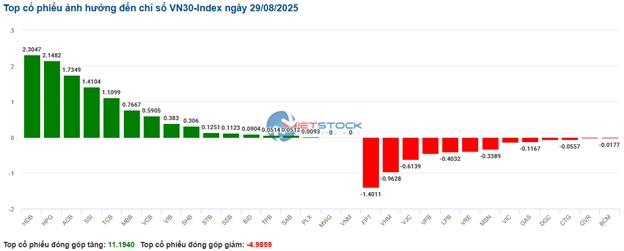 Nhịp đập Thị trường 29/08: Cổ phiếu ngành tài chính bay cao, VN-Index vượt 1,690 điểm