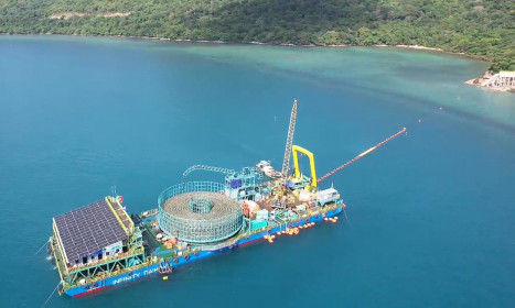 Cáp ngầm 77 km xuyên biển kéo điện từ Cần Thơ ra Côn Đảo