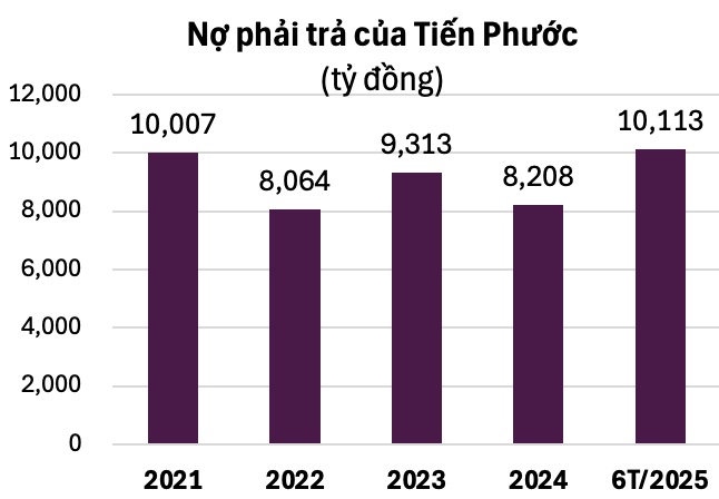 Nợ vượt 10.1 ngàn tỷ, Tập đoàn Tiến Phước báo lãi gần 452 tỷ nửa đầu năm