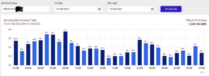 Ngành điện TP HCM công khai điện tiêu thụ hàng ngày trên app