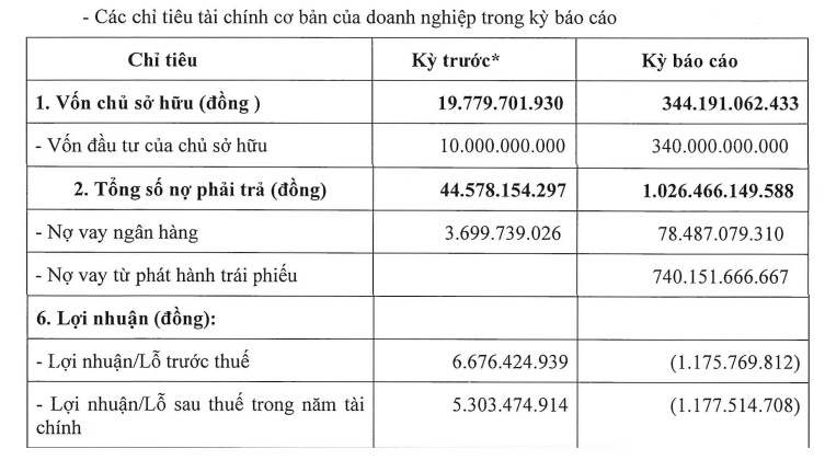 Crystal Bay Việt Nam lỗ nửa đầu năm, nợ vượt ngàn tỷ