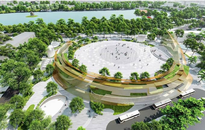 Khởi công xây dựng quảng trường phía đông Hồ Gươm trước 10/10