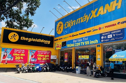 Thế Giới Di Động thu gần 100.000 tỷ đồng trong 8 tháng