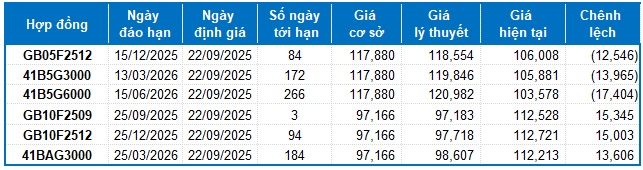 Chứng khoán phái sinh tuần 22-26/09/2025: Rủi ro ngắn hạn vẫn hiện hữu