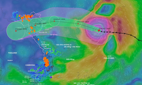 Siêu bão Ragasa hôm nay giữ cấp 17