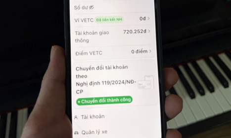 Tiền còn dư trong tài khoản thu phí sẽ về đâu sau ngày 1/10?