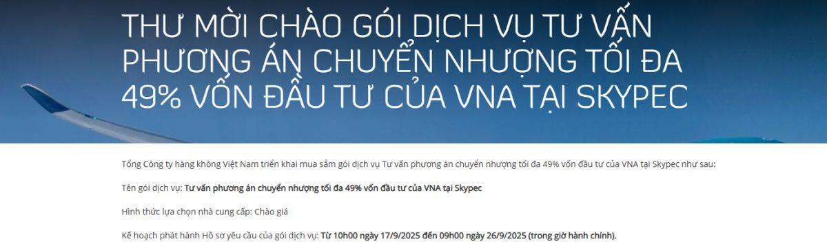 Vietnam Airlines sắp bán 49% vốn tại công ty nhiên liệu hàng không Skypec