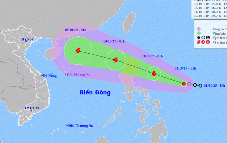 Tin bão mới nhất ngày 2/10: Hôm nay áp thấp nhiệt đới gần Biển Đông sẽ mạnh lên thành bão
