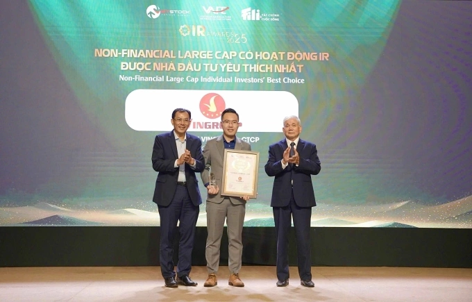 Vingroup lọt top 3 doanh nghiệp niêm yết có hoạt động IR được yêu thích nhất