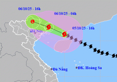 Tin bão mới nhất ngày 5/10: Bão Matmo vào biên giới Việt - Trung, có thể gây mưa 400 mm