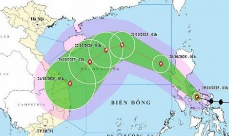 Tin bão mới nhất ngày 19/10: Hôm nay bão Fengshen vào Biển Đông