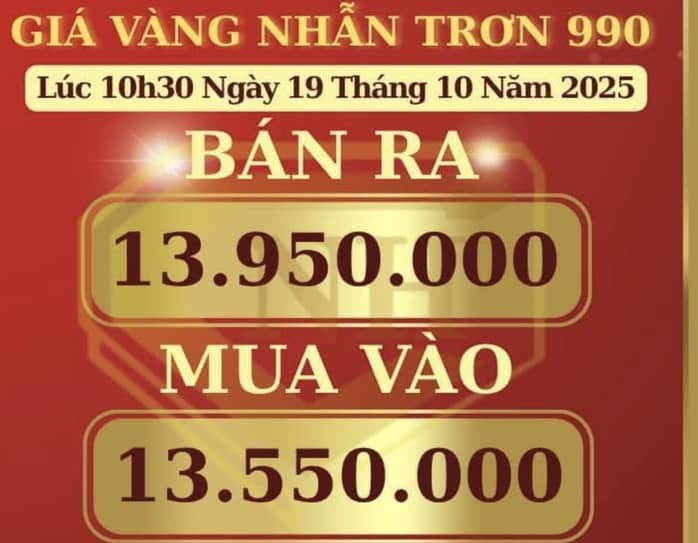 Giá vàng miếng SJC tự do "bốc hơi" 15 triệu đồng chỉ trong 2 ngày