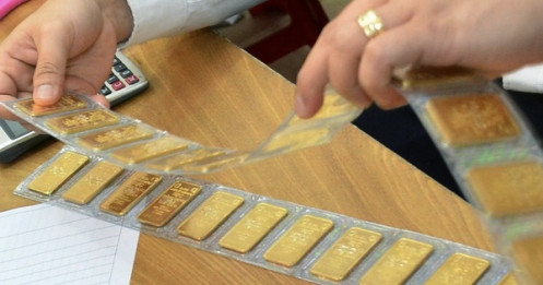 Cuối ngày 20-10, giá vàng miếng SJC tăng ngược dòng thế giới