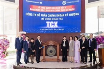 Niêm yết và chính thức giao dịch hơn 2.31 tỷ cổ phiếu chứng khoán TCBS (TCX) ngày 21/10