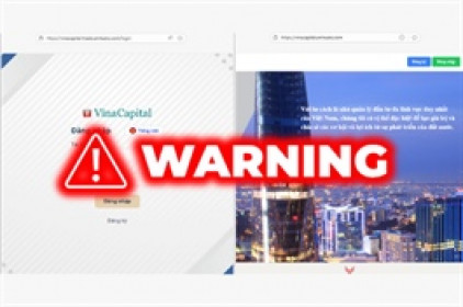 VinaCapital báo cáo bị giả mạo website
