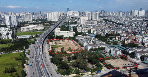 Cận cảnh 2 ô đất xây nhà ở xã hội vừa được Hà Nội giao cho Hacinco