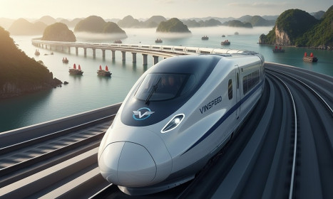 VinSpeed đề xuất vận hành thương mại đường sắt cao tốc Hà Nội - Quảng Ninh từ 2028