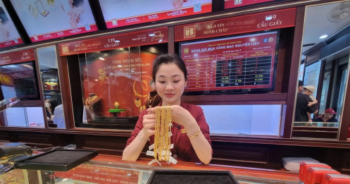 Giá vàng bật tăng trở lại