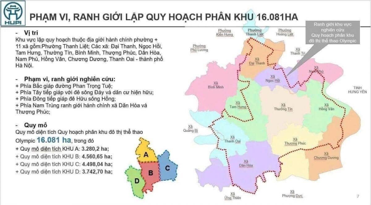 Hà Nội quy hoạch “siêu đô thị thể thao” hơn 16,000ha với sân vận động có thể đăng cai Olympic