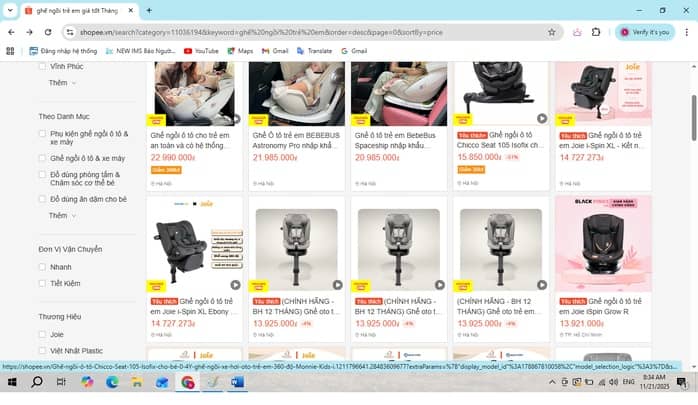 Chủ xe "rối não" không biết mua ghế an toàn nào cho trẻ