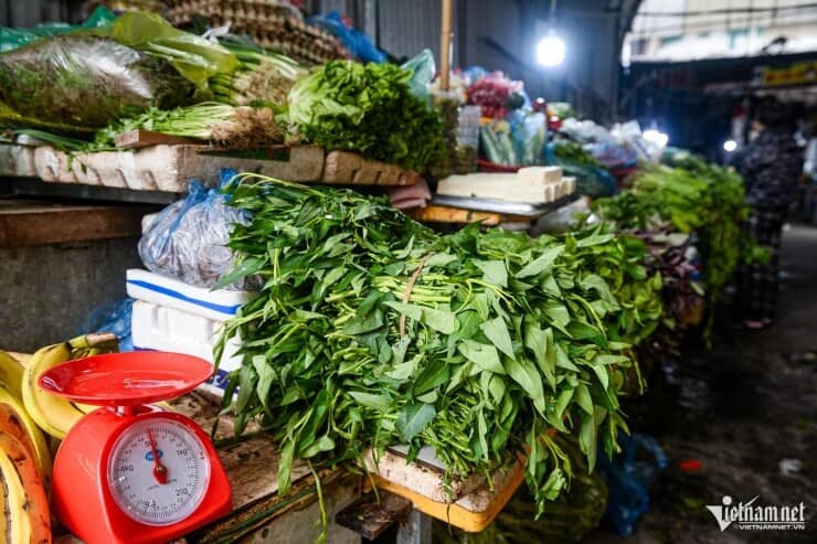 Giá rau xanh Hà Nội đắt đỏ, tiểu thương nói ‘nhiều nơi cứ vin cớ để tăng giá'