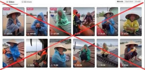 Cảnh giác hình ảnh AI và tin giả về mưa lũ miền Trung