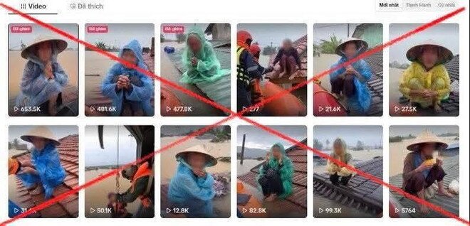 Cảnh giác hình ảnh AI và tin giả về mưa lũ miền Trung