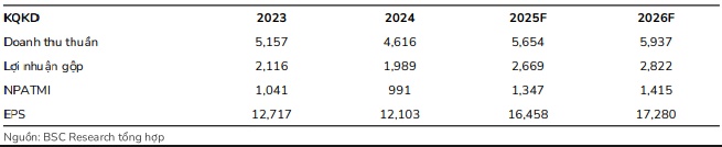 DXS, PC1 và BMP có gì khả quan?