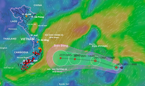 Miền Trung có thể sắp chịu ảnh hưởng của bão