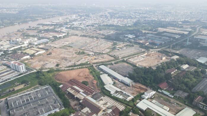 Hình ảnh khu đất hơn 50 ha cặp sông Đồng Nai sắp đấu giá